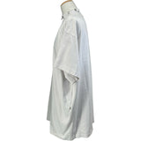 バレンシアガ BALENCIAGA ピアス装飾ダメージ加工半袖Tシャツ 761460 グレー コットン レディース 半袖Ｔシャツ