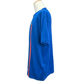 ルイ・ヴィトン LOUIS VUITTON Americas Cup ロゴ半袖Tシャツ HRY59W ブルー コットン メンズ 半袖Ｔシャツ