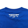 ルイ・ヴィトン LOUIS VUITTON Americas Cup ロゴ半袖Tシャツ HRY59W ブルー コットン メンズ 半袖Ｔシャツ