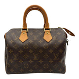 ルイ・ヴィトン LOUIS VUITTON スピーディ25 M41528 ブラウン モノグラム/レザー レディース ボストンバッグ