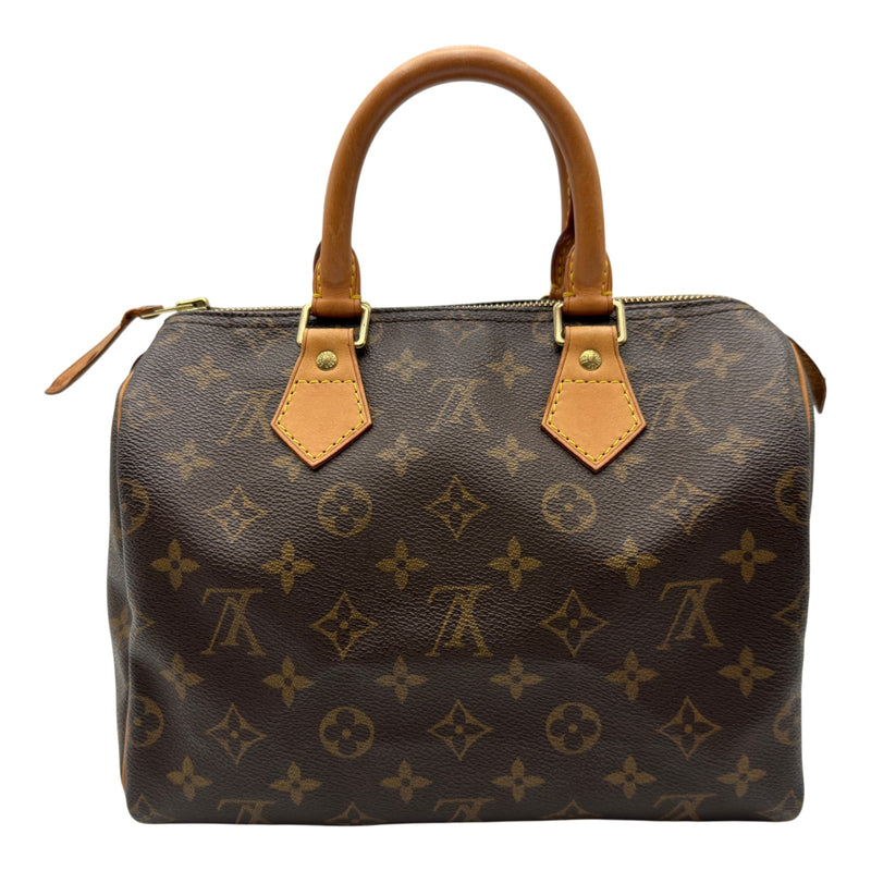未使用/ルイヴィトン　ハンドバッグ　スピーディ25 モノグラム　ブラウン　ヌメ革 ルイ・ヴィトン LOUIS VUITTON スピーディ25 M41528 ブラウン