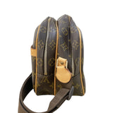 ルイ・ヴィトン LOUIS VUITTON リポーターPM M45254 ブラウン モノグラム レディース ショルダーバッグ