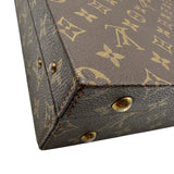 ルイ・ヴィトン LOUIS VUITTON クラッシャー M53122 ブラウン モノグラム・レザー メンズ トランク