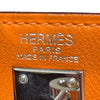 エルメス HERMES ケリー25 内縫い □J刻 オレンジ　シルバー金具 スイフト レディース ハンドバッグ