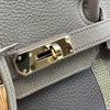 エルメス HERMES バーキン35 クラブ □O刻 エタン/グラファイト/グレーフォンセ トリヨンクレマンス/リザード レディース ハンドバッグ