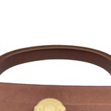 エルメス HERMES エールバッグPM □F刻印 ブラウン ゴールド金具 トワル ハンター レディース ハンドバッグ ショルダーバッグ