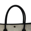 エルメス HERMES ガーデンパーティPM □J刻 アイボリー/ブラック トワル/ブッフル レディース トートバッグ
