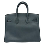 エルメス HERMES バーキン25 □Q刻 ブルーオラージュ ゴールド金具 トゴ レディース ハンドバッグ