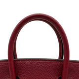 エルメス HERMES バーキン25 X刻 ルージュグレナ シルバー金具 トゴ レディース ハンドバッグ
