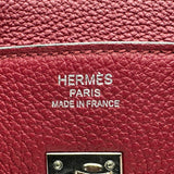 エルメス HERMES バーキン25 X刻 ルージュグレナ シルバー金具 トゴ レディース ハンドバッグ