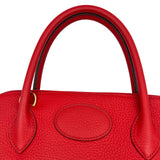 エルメス HERMES ボリード31 D刻印 ルージュクー ゴールド金具 トリヨンクレマンス レディース ハンドバッグ ショルダーバッグ