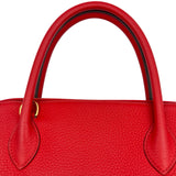エルメス HERMES ボリード31 D刻印 ルージュクー ゴールド金具 トリヨンクレマンス レディース ハンドバッグ ショルダーバッグ