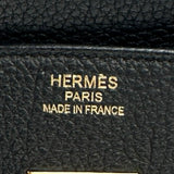 エルメス HERMES バーキン35 T刻印 ブラック ゴールド金具 トゴ レディース ハンドバッグ