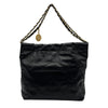シャネル CHANEL CHANEL22 スモールバッグ AS3260 ブラック ゴールド金具 シャイニーカーフ レディース ショルダーバッグ