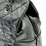 シャネル CHANEL ココマーク チェーントートバッグ 13番台 ブラック シルバー金具 エイジドカーフ レディース ハンドバッグ