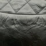シャネル CHANEL ココマーク チェーントートバッグ 13番台 ブラック シルバー金具 エイジドカーフ レディース ハンドバッグ