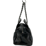 シャネル CHANEL ココマーク チェーントートバッグ 13番台 ブラック シルバー金具 エイジドカーフ レディース ハンドバッグ