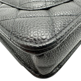 シャネル CHANEL マトラッセ チェーンウォレット AP0250 ブラック ゴールド金具 キャビアスキン レディース ショルダーバッグ