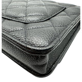 シャネル CHANEL マトラッセ チェーンウォレット AP0250 ブラック ゴールド金具 キャビアスキン レディース ショルダーバッグ