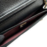 シャネル CHANEL マトラッセ チェーンウォレット AP0250 ブラック ゴールド金具 キャビアスキン レディース ショルダーバッグ