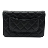 シャネル CHANEL マトラッセ チェーンウォレット AP0250 ブラック ゴールド金具 キャビアスキン レディース ショルダーバッグ