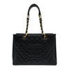 シャネル CHANEL GSTチェーントートバッグ A50995 19番台 ブラック ゴールド金具 キャビアスキン レディース トートバッグ