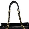 シャネル CHANEL GSTチェーントートバッグ A50995 19番台 ブラック ゴールド金具 キャビアスキン レディース トートバッグ
