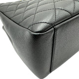 シャネル CHANEL GSTチェーントートバッグ A50995 19番台 ブラック ゴールド金具 キャビアスキン レディース トートバッグ