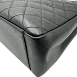 シャネル CHANEL GSTチェーントートバッグ A50995 19番台 ブラック ゴールド金具 キャビアスキン レディース トートバッグ