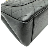 シャネル CHANEL GSTチェーントートバッグ A50995 19番台 ブラック ゴールド金具 キャビアスキン レディース トートバッグ