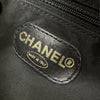 シャネル CHANEL ココマーク ハンドバッグ 5番台 ブラック/ラッカー ゴールド金具 カーフスキン レディース ハンドバッグ