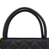 シャネル CHANEL 復刻トート A01804 8番台 ブラック ゴールド金具 キャビアスキン レディース トートバッグ