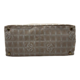 シャネル CHANEL ニュートラベルライントートMM A15991 8番台 ベージュ ナイロンジャガード レディース トートバッグ
