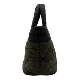 シャネル CHANEL コココクーン トートMM A48611 18番台 カーキ ナイロン レディース トートバッグ