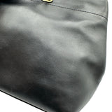 シャネル CHANEL ターンロックトートバッグ 7番台 ブラック ゴールド金具 カーフ レディース ハンドバッグ