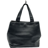 シャネル CHANEL ターンロックトートバッグ 7番台 ブラック ゴールド金具 カーフ レディース ハンドバッグ