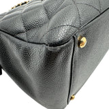 シャネル CHANEL PTTチェーンハンドバッグ A18004 9番台 ブラック ゴールド金具 キャビアスキン レディース ハンドバッグ