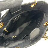 シャネル CHANEL PSTチェーントートバッグ A50994 15番台 ブラック ゴールド金具 キャビアスキン レディース トートバッグ
