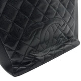シャネル CHANEL PSTチェーントートバッグ A50994 15番台 ブラック ゴールド金具 キャビアスキン レディース トートバッグ