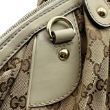 グッチ GUCCI GGキャンバス スーキーハンドバッグ 223974 アイボリー レディース トートバッグ ショルダーバッグ
