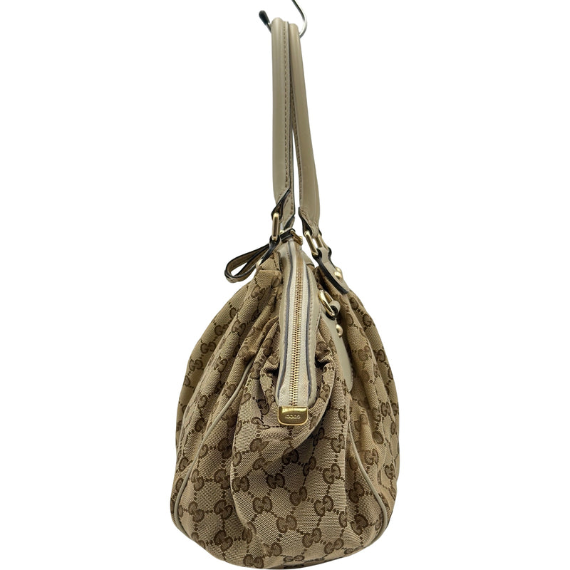 グッチ GUCCI GGキャンバス スーキーハンドバッグ 223974 アイボリー
