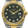 ロレックス ROLEX デイトジャスト41 126333G ブラック ゴールド/ステンレススチール 自動巻き メンズ 腕時計