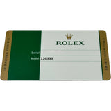 ロレックス ROLEX デイトジャスト41 126333G ブラック ゴールド/ステンレススチール 自動巻き メンズ 腕時計