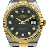ロレックス ROLEX デイトジャスト41 126333G ブラック ゴールド/ステンレススチール 自動巻き メンズ 腕時計