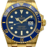ロレックス ROLEX サブマリーナ 116618LB ブルー ゴールド 自動巻き メンズ 腕時計