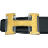 エルメス HERMES Hベルト ブラック ゴールド金具 スイフト レディース ベルト