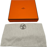 エルメス HERMES Hベルト W刻印 エタン/ブラック シルバー金具 トゴ/ボックスカーフ レディース ベルト