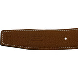 エルメス HERMES Hベルト ブラック/ゴールド シルバー金具 ボックスカーフ/トゴ レディース ベルト