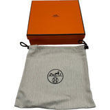 エルメス HERMES Hベルト ブラック/ゴールド シルバー金具 ボックスカーフ/トゴ レディース ベルト