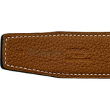 エルメス HERMES Hベルト K刻印 ブラック/ゴールド シルバー金具 ボックスカーフ レディース ベルト